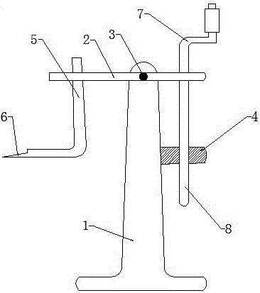 Manufacturing and installing process of spiral lever type mechanical crowbar