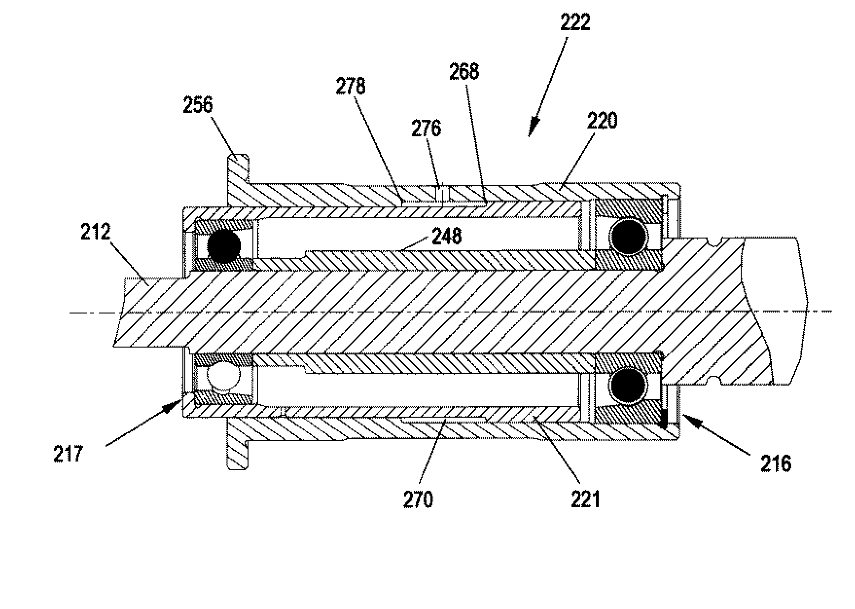 Turbocharger shaft bearing system