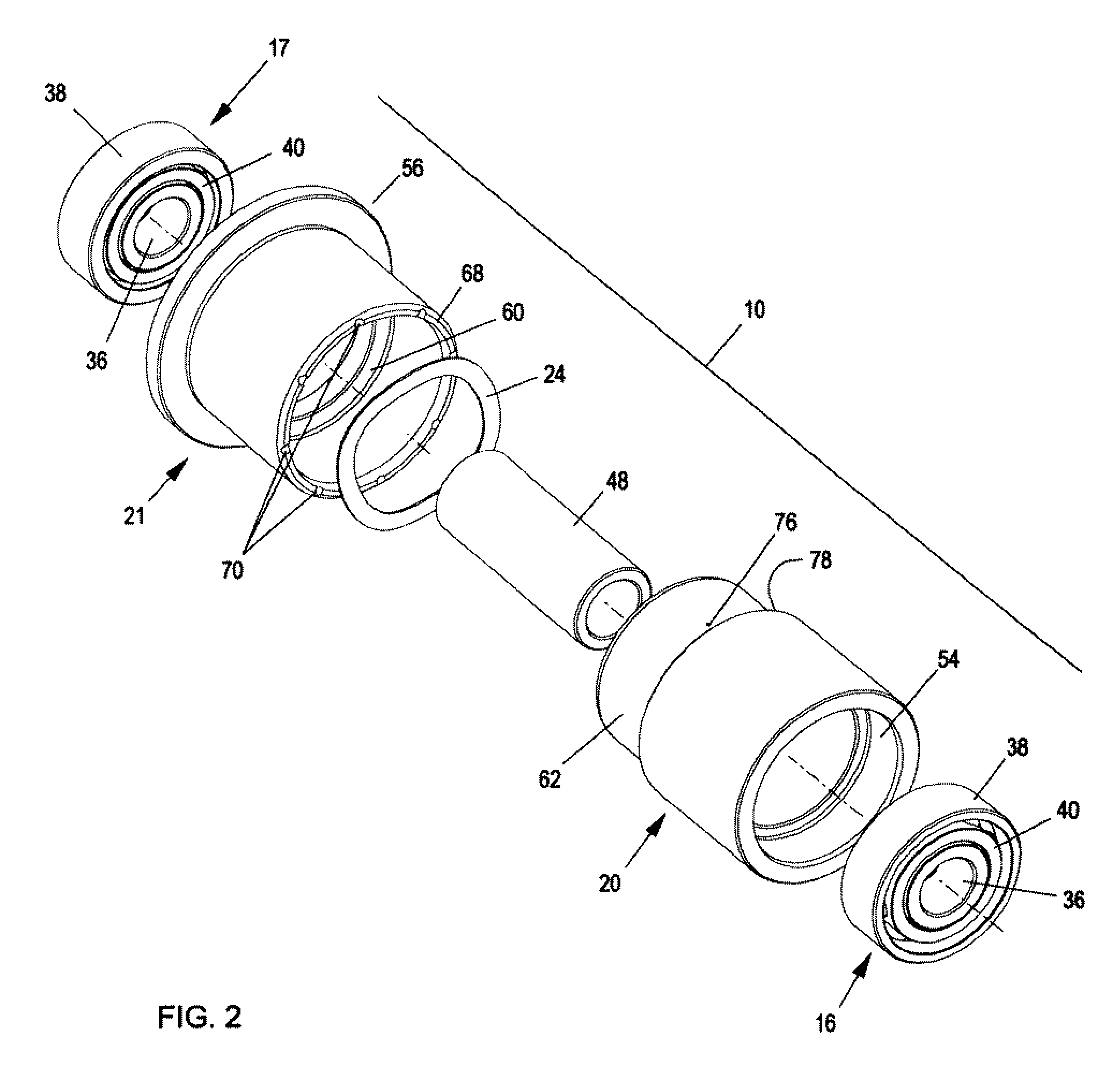 Turbocharger shaft bearing system