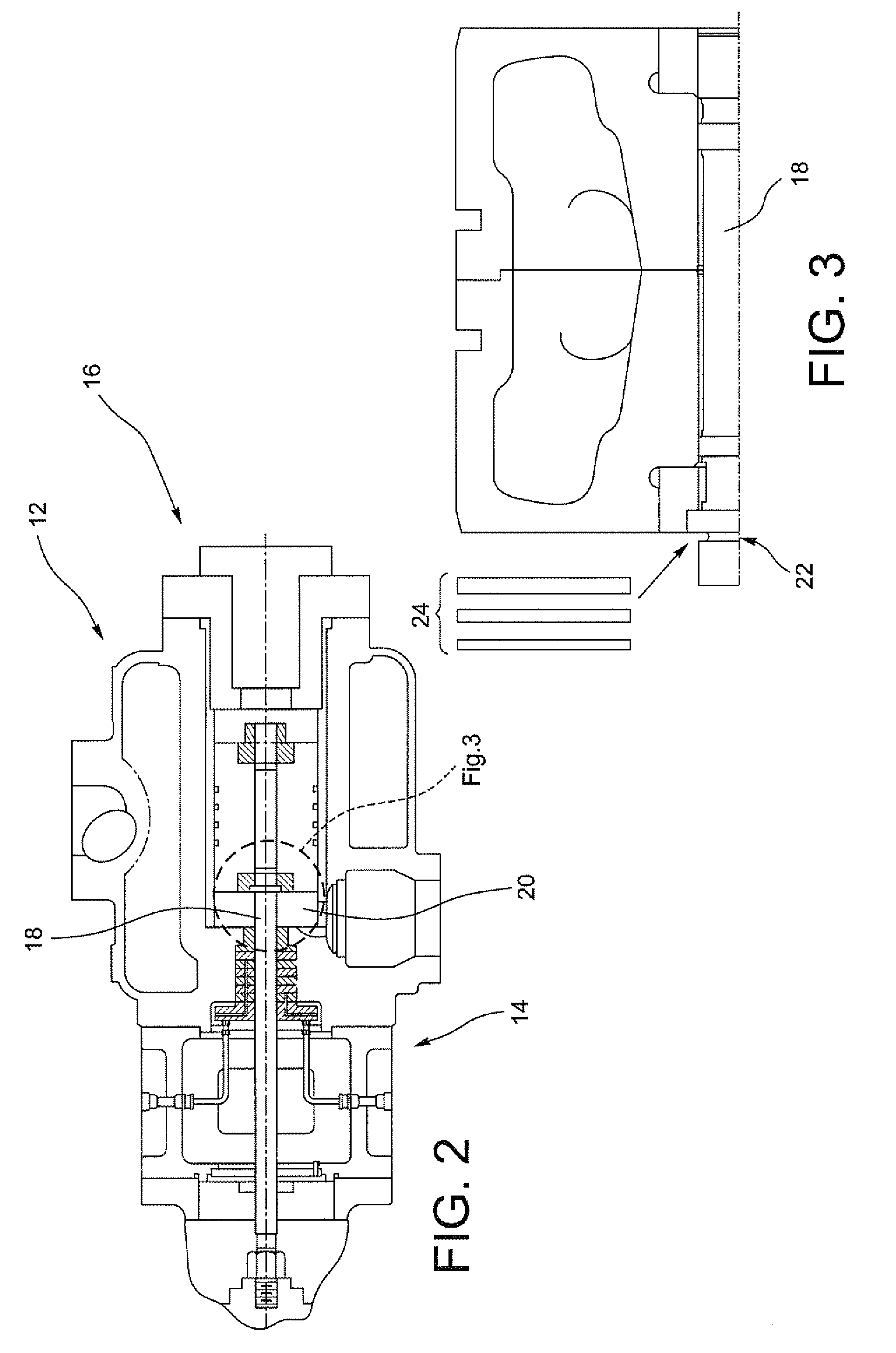 Method for prevention/detection of mechanical overload in a reciprocating gas compressor