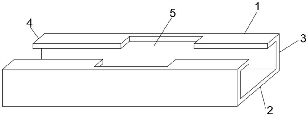 Underwater walking wheel guide rail and machining method thereof