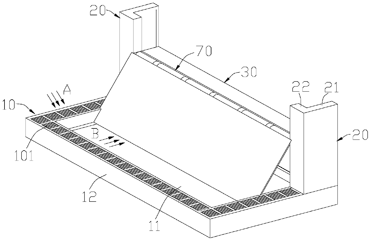 Hydrodynamic anti-flooding device