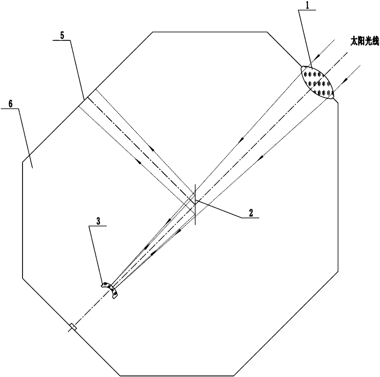 Multifunctional device suitable for heliograph projecting and photographing