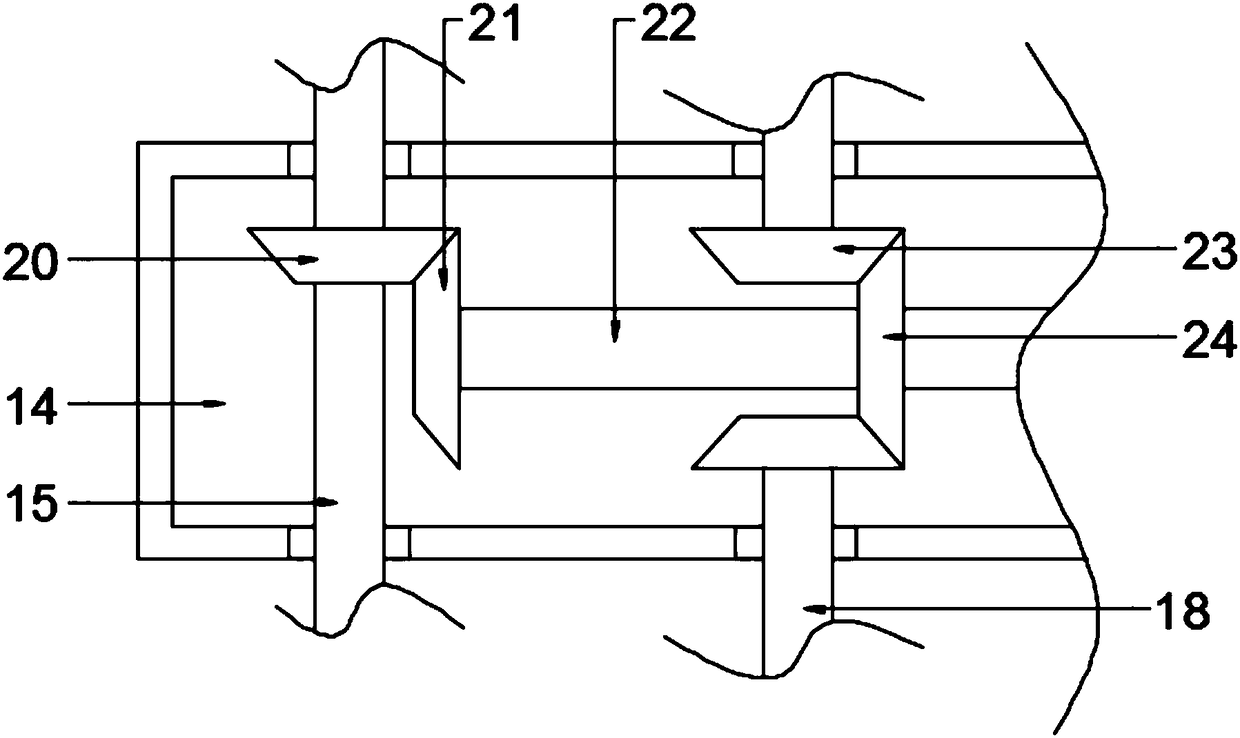 High-efficiency processing device for herbage of animal husbandry