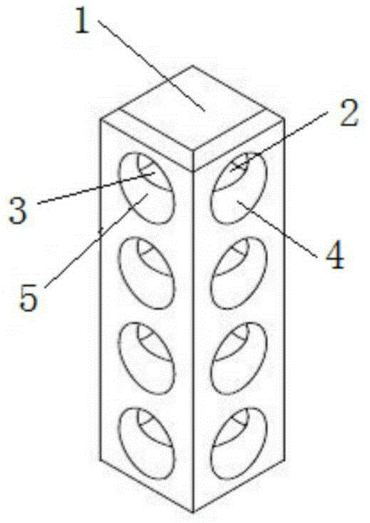 Gold wire fixing structure for gold wire bonding