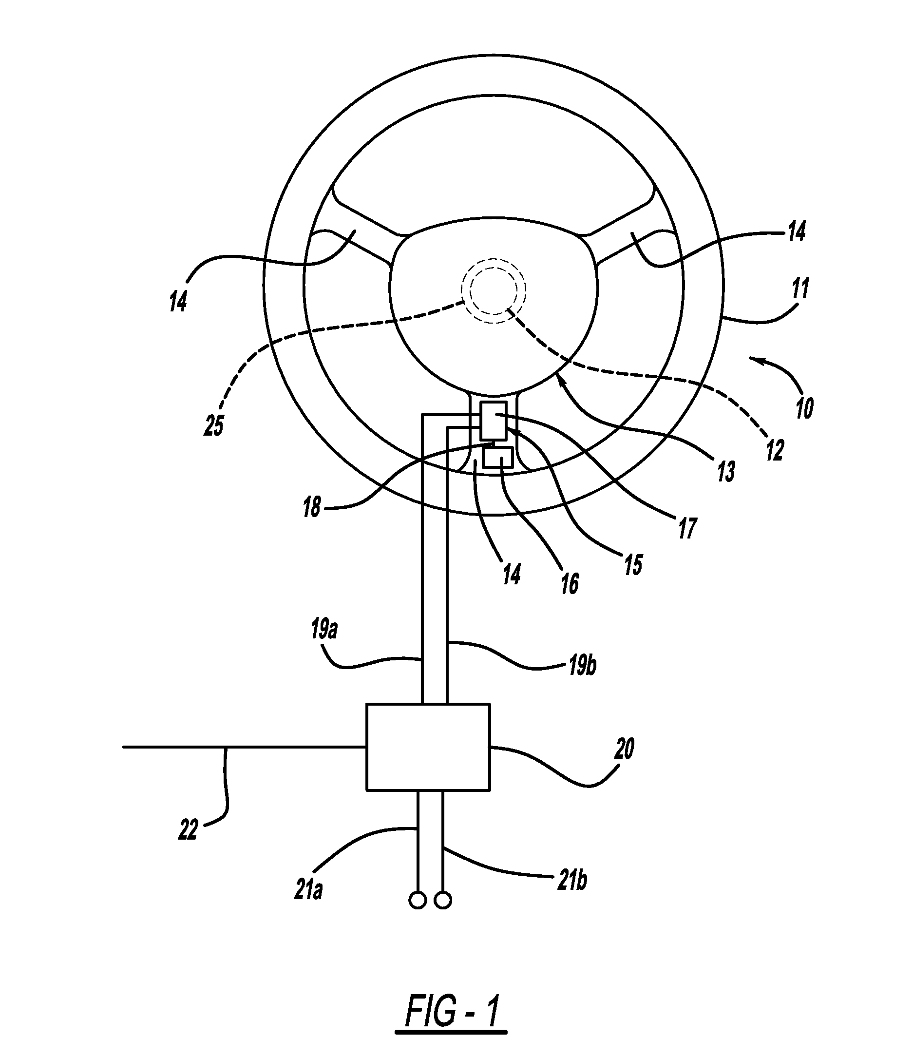 Driver alert system for the steering wheel of a motor vehicle