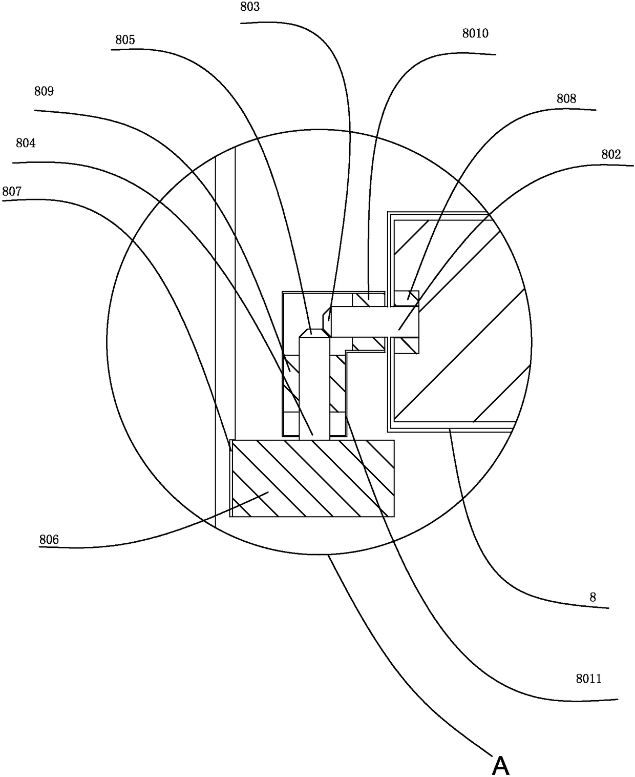 Rotary stirring device for environment-friendly paint