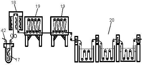 Foam spraying dyeing method adopting reactive dyes