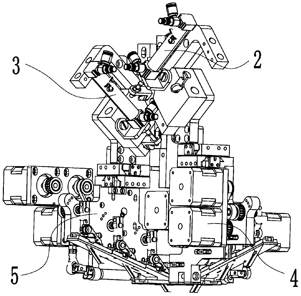 Multi-gold sheet conveying device and embroidery machine