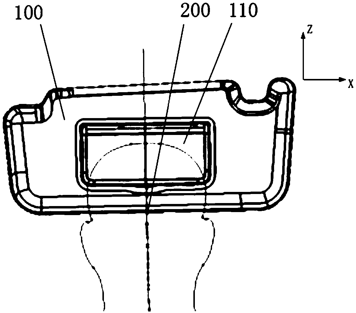 Car sun visor arrangement check method