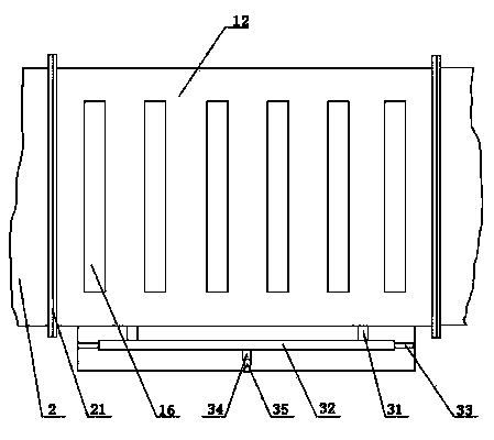 Energy-saving low-radiation glass vertical-type magnetron sputtering production device