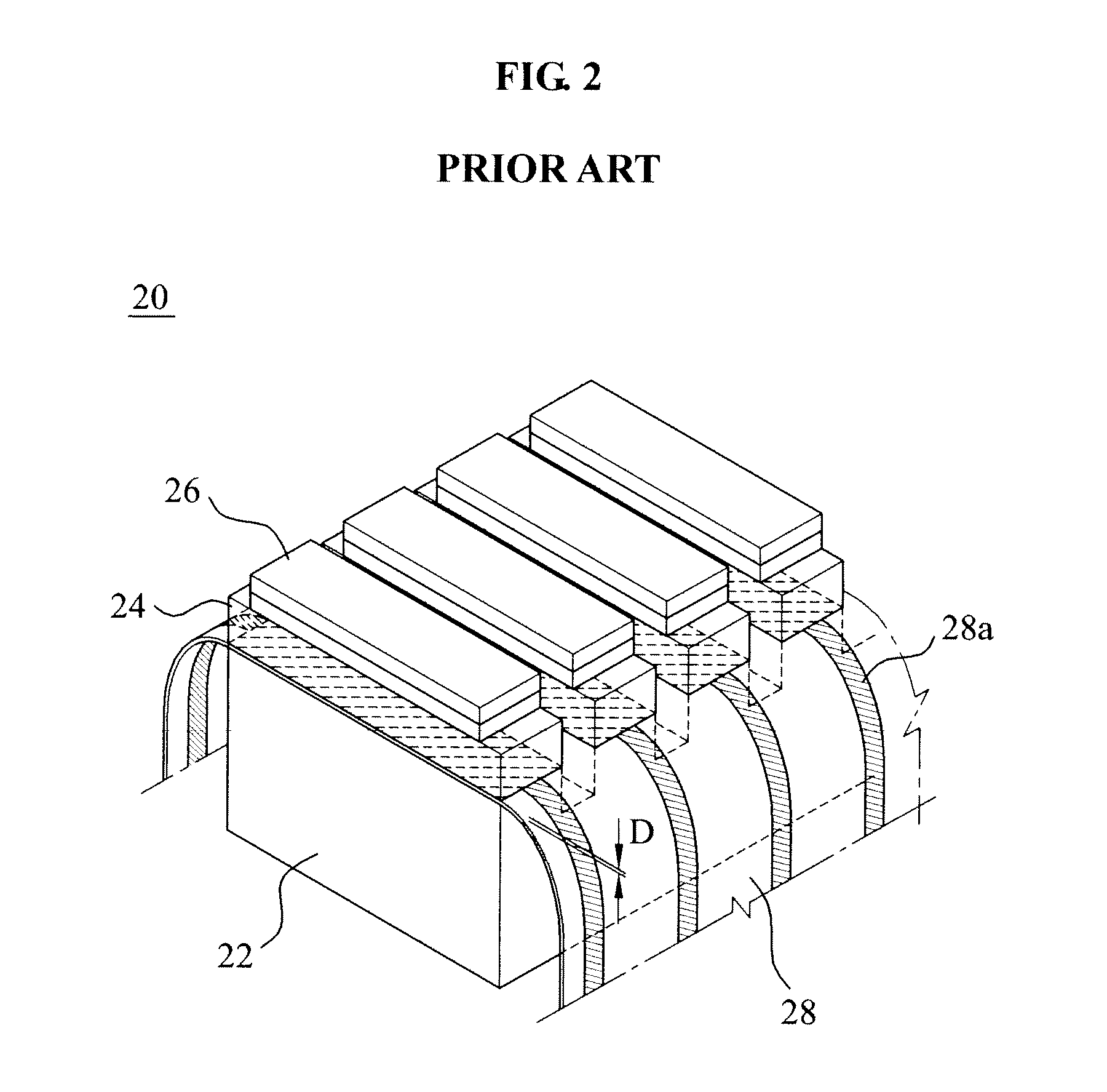 Transducer For Ultrasonic Diagnosis Device And Method For Manufacturing The Same