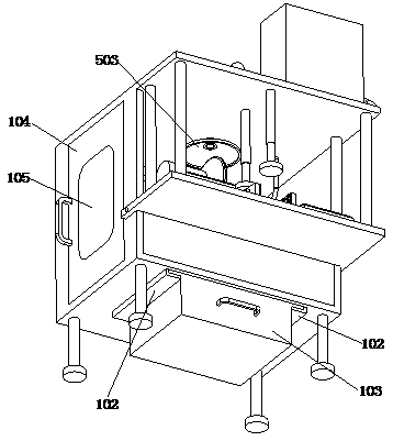 Chamfering device of hardware die