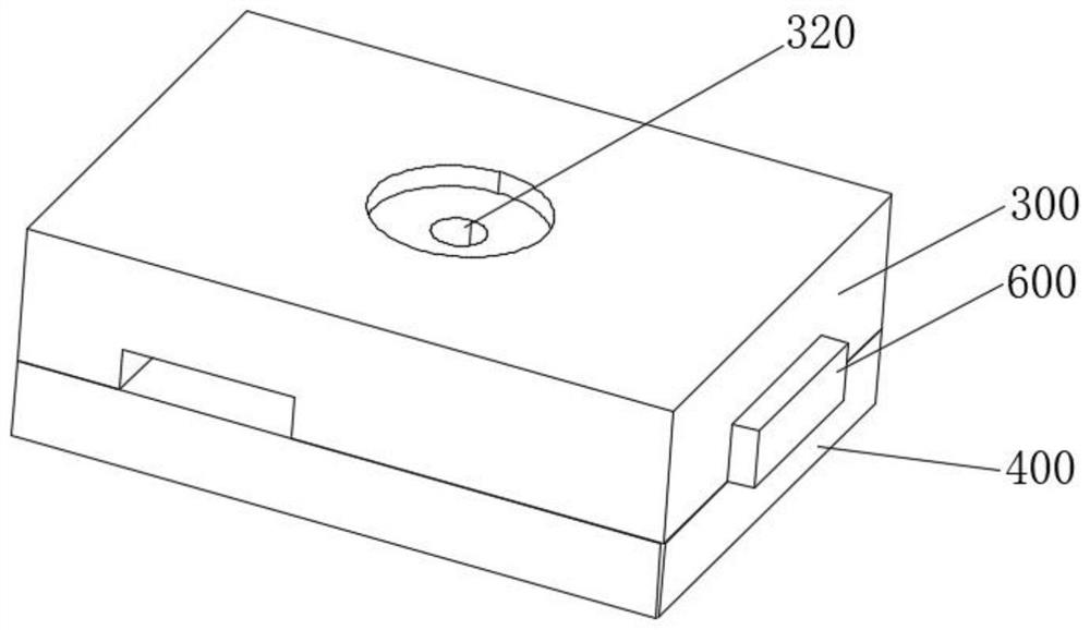 Lower shell of electric valve, die of lower shell and production process of lower shell