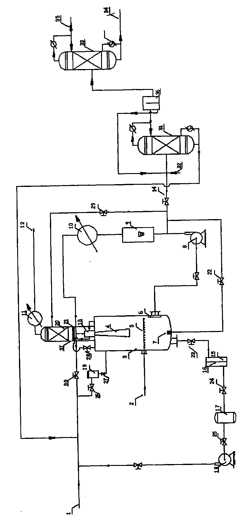 Technology for continuously producing secbutyl acetate