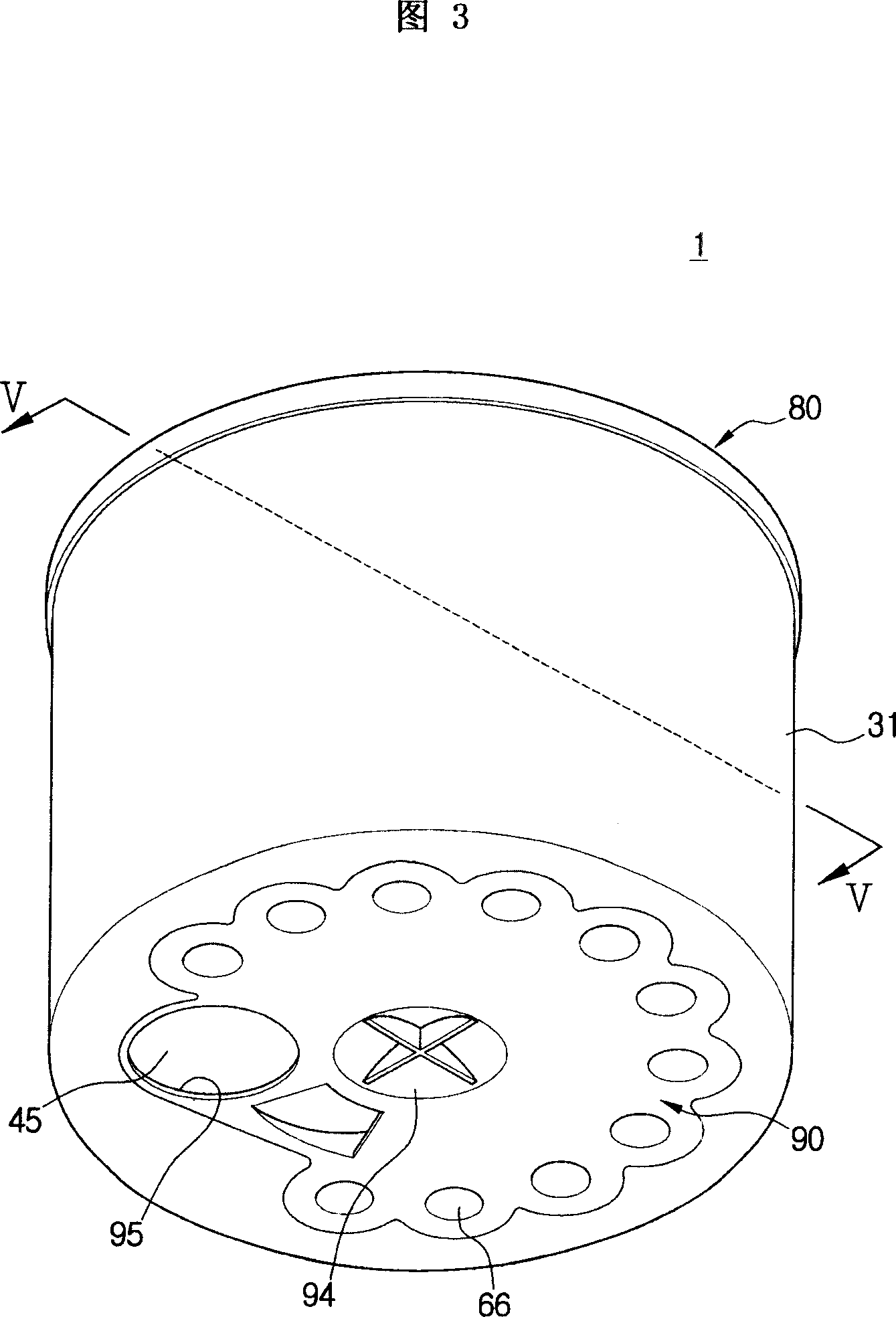 Multi cyclone dust collector for a vacuum cleaner and method for collecting sewage