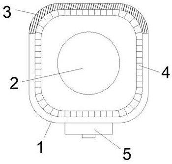 Self-cleaning dustproof camera used under mine