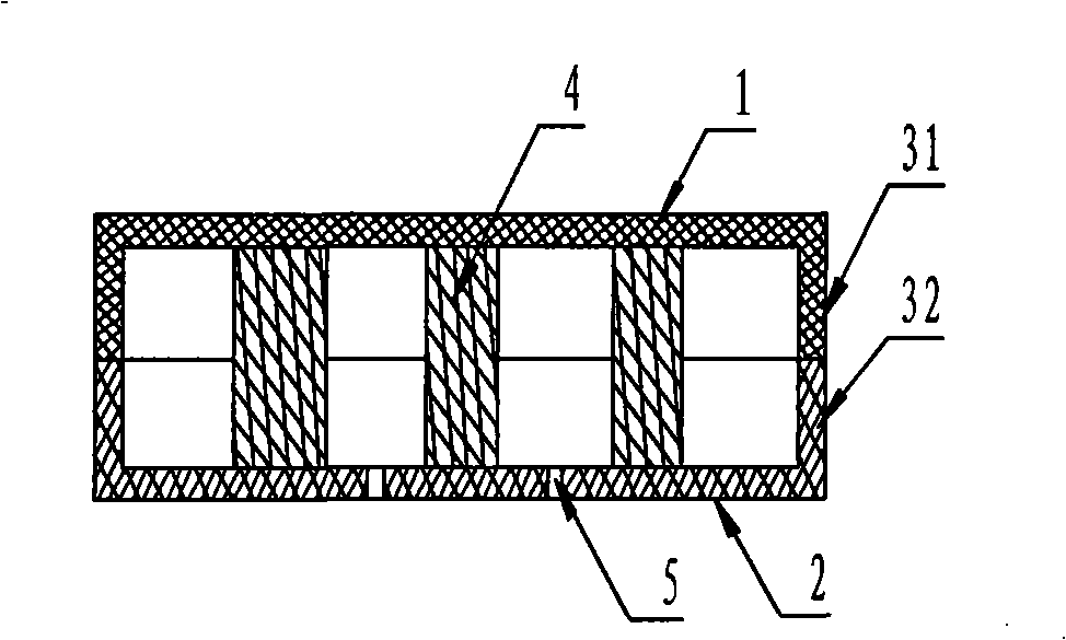 Multi-pole combined magnet core with magnetic shield