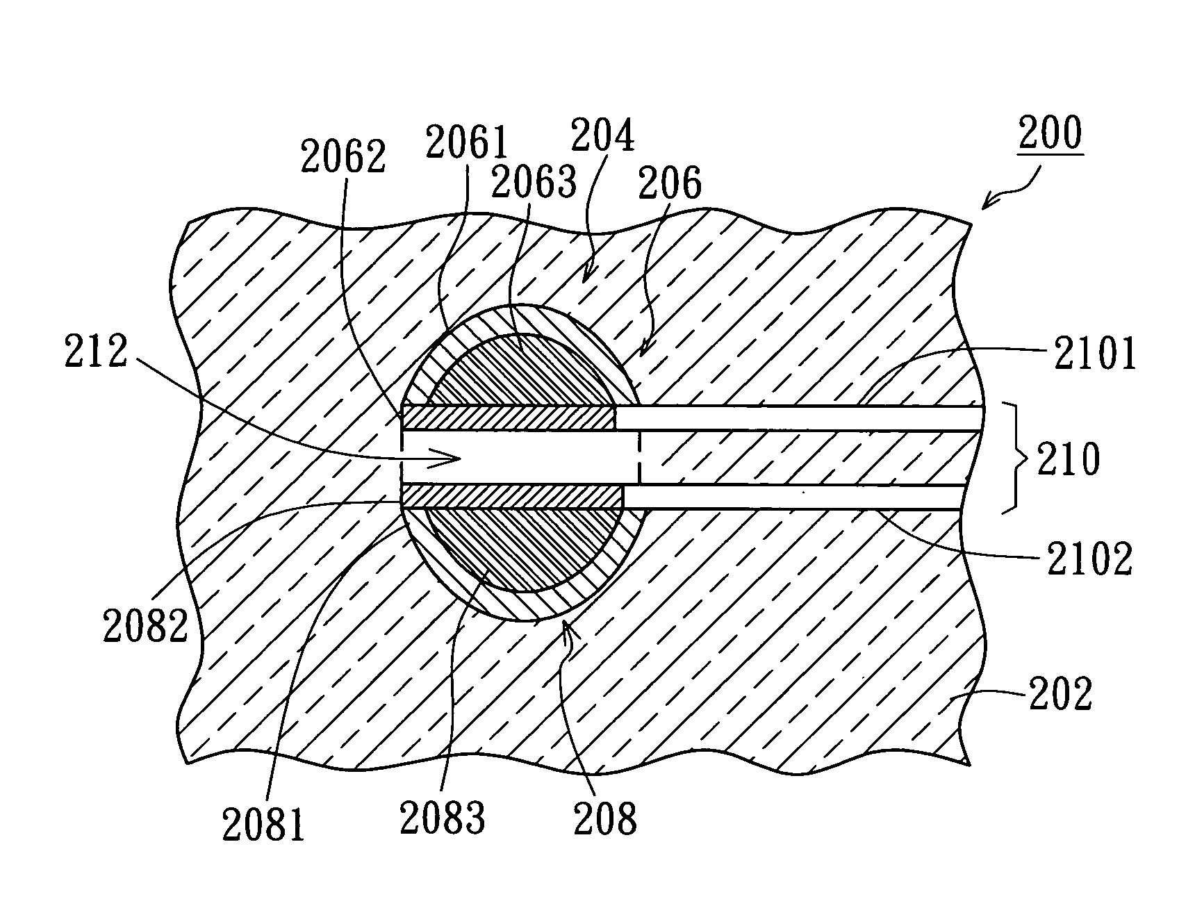 Substrate with micro-via structures by laser technique