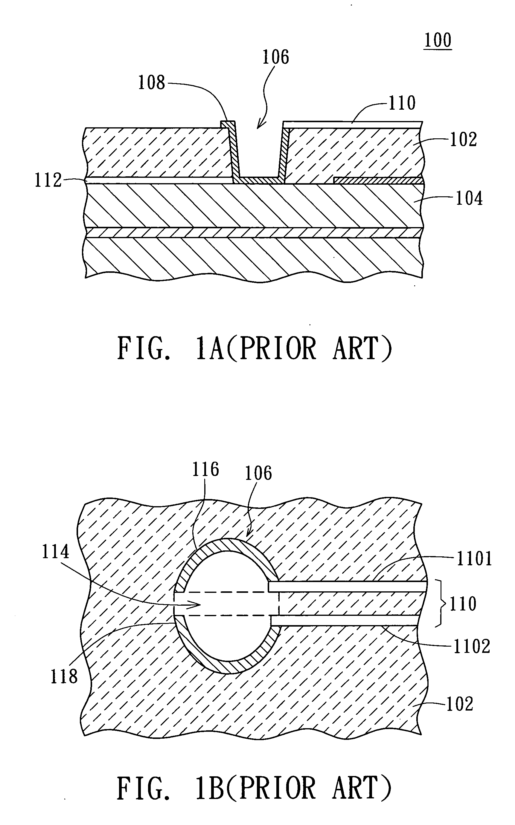 Substrate with micro-via structures by laser technique