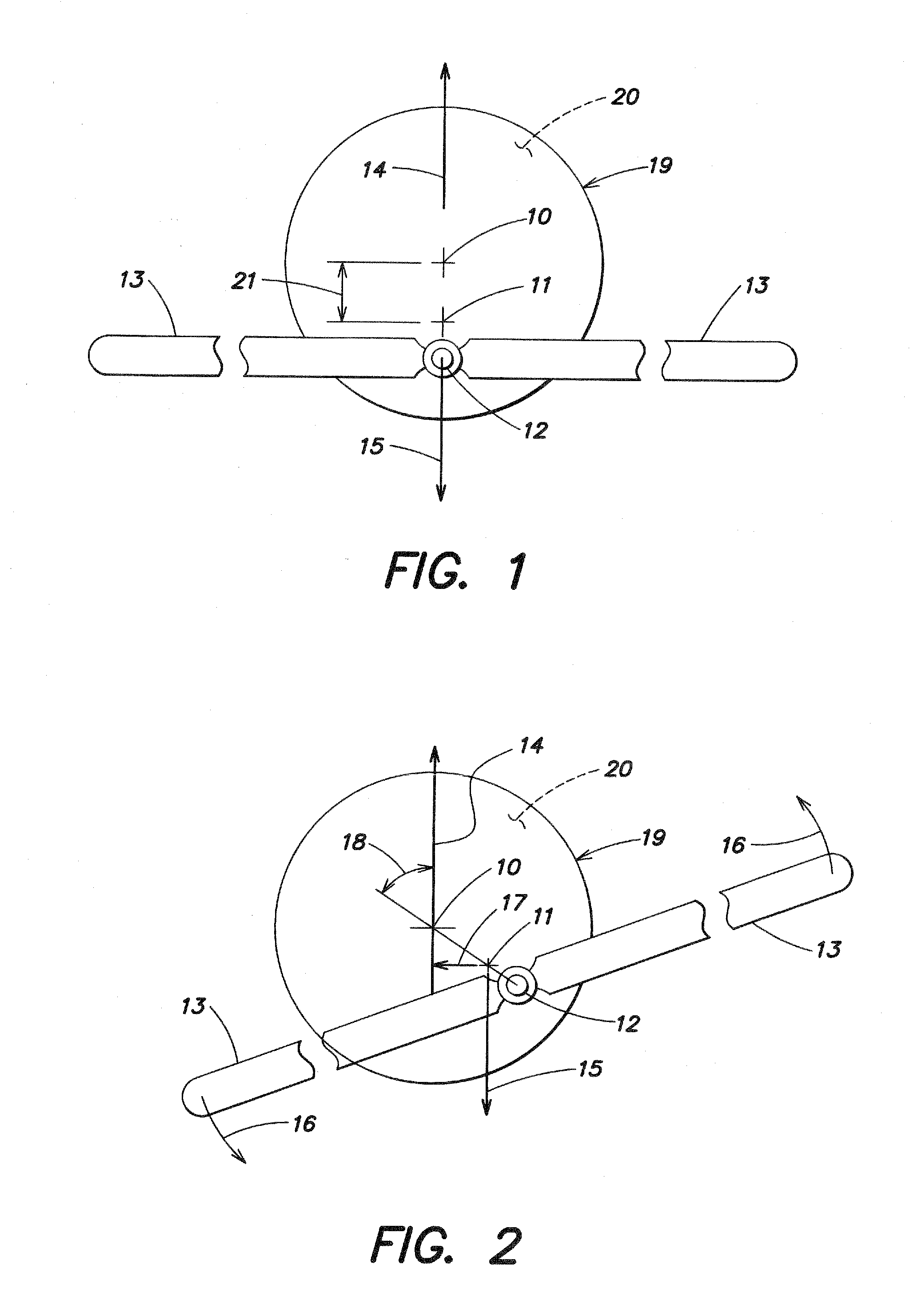 Airborne stabilized wind turbines system