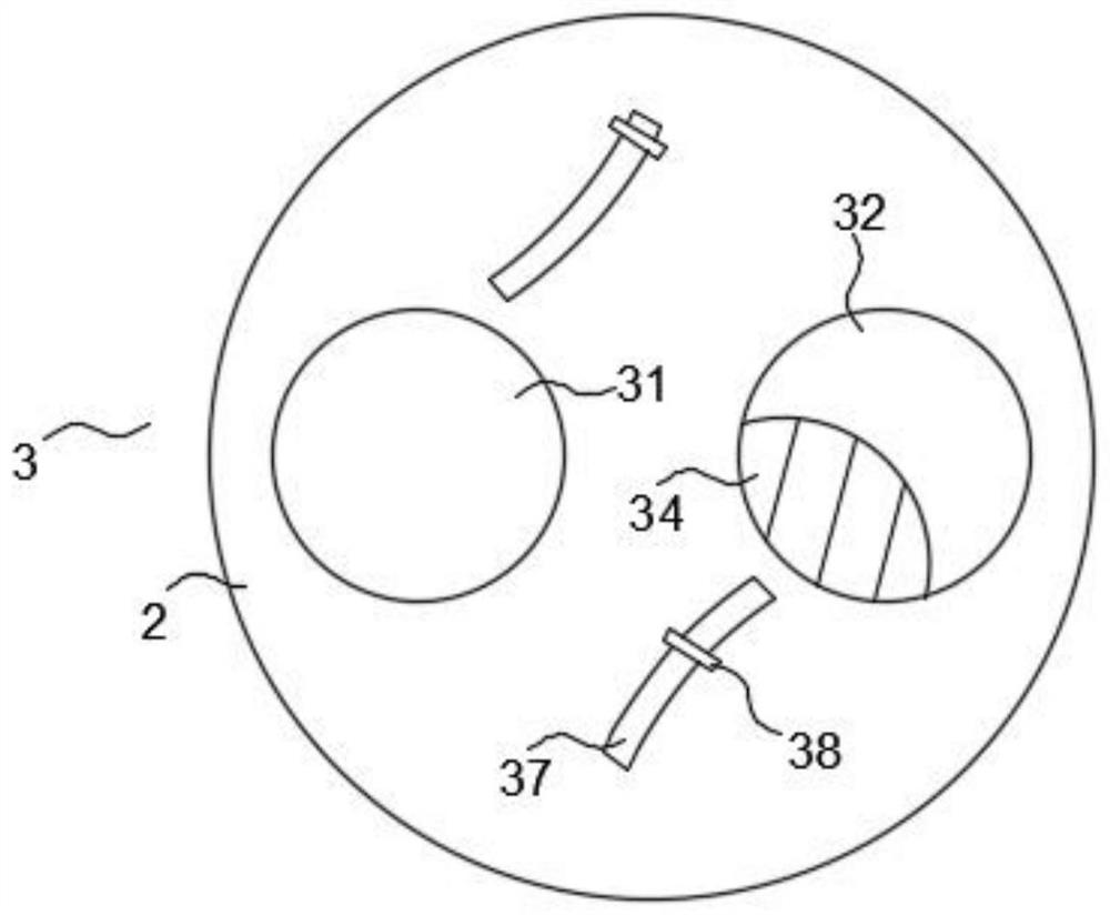 Arm type water suction pump with telescopic bending structure