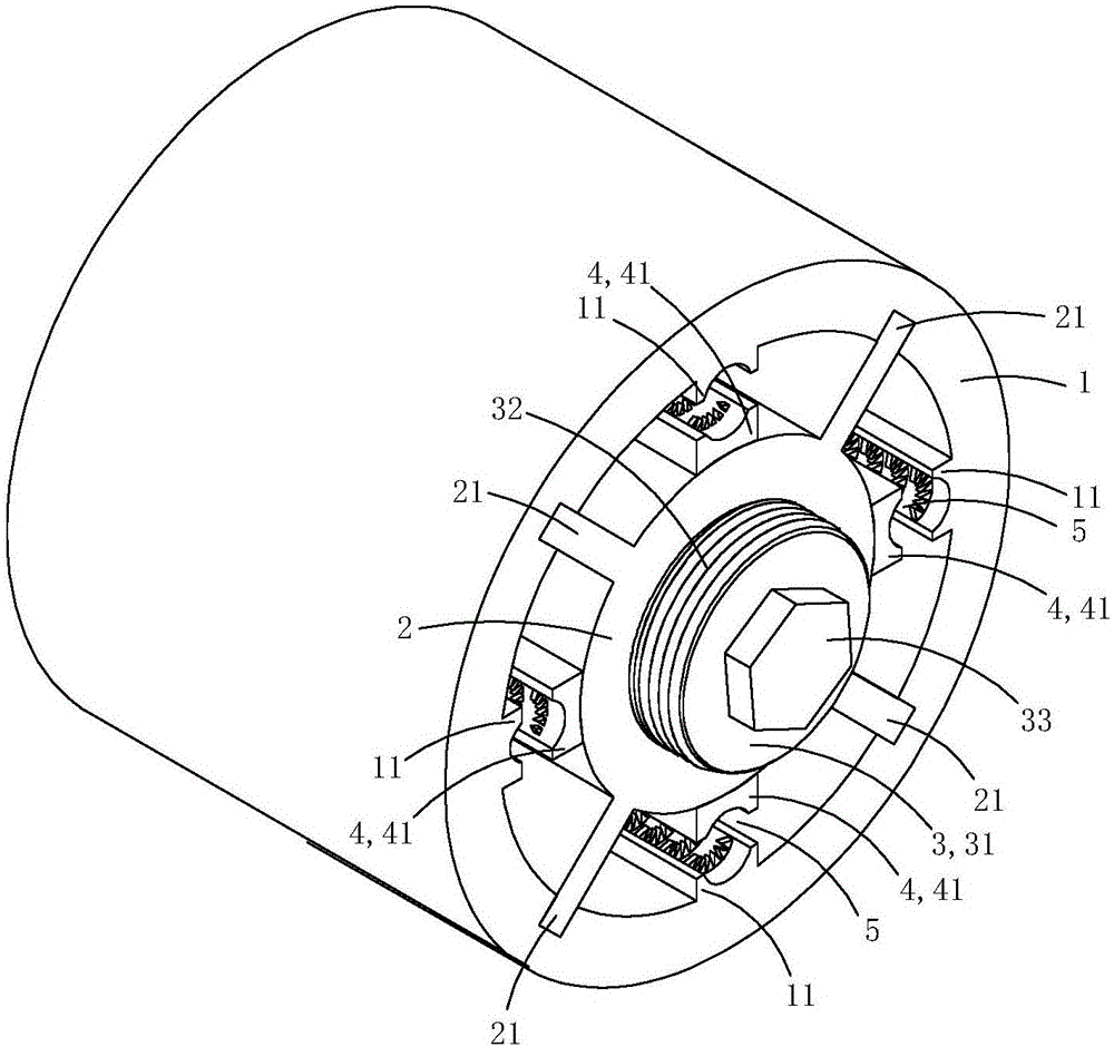 Improved type electric power fitting