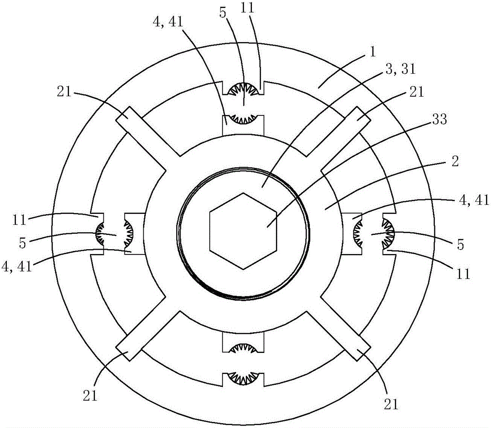 Improved type electric power fitting