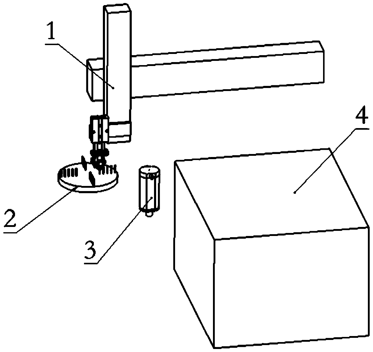 Thermal split gas chromatographic solid automatic sampling thermal split device