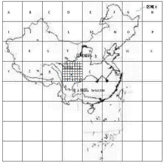 Rapid geographical position search locating system and method