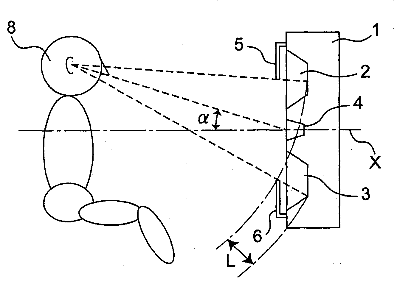 Speaker device having directivity adjustment panel