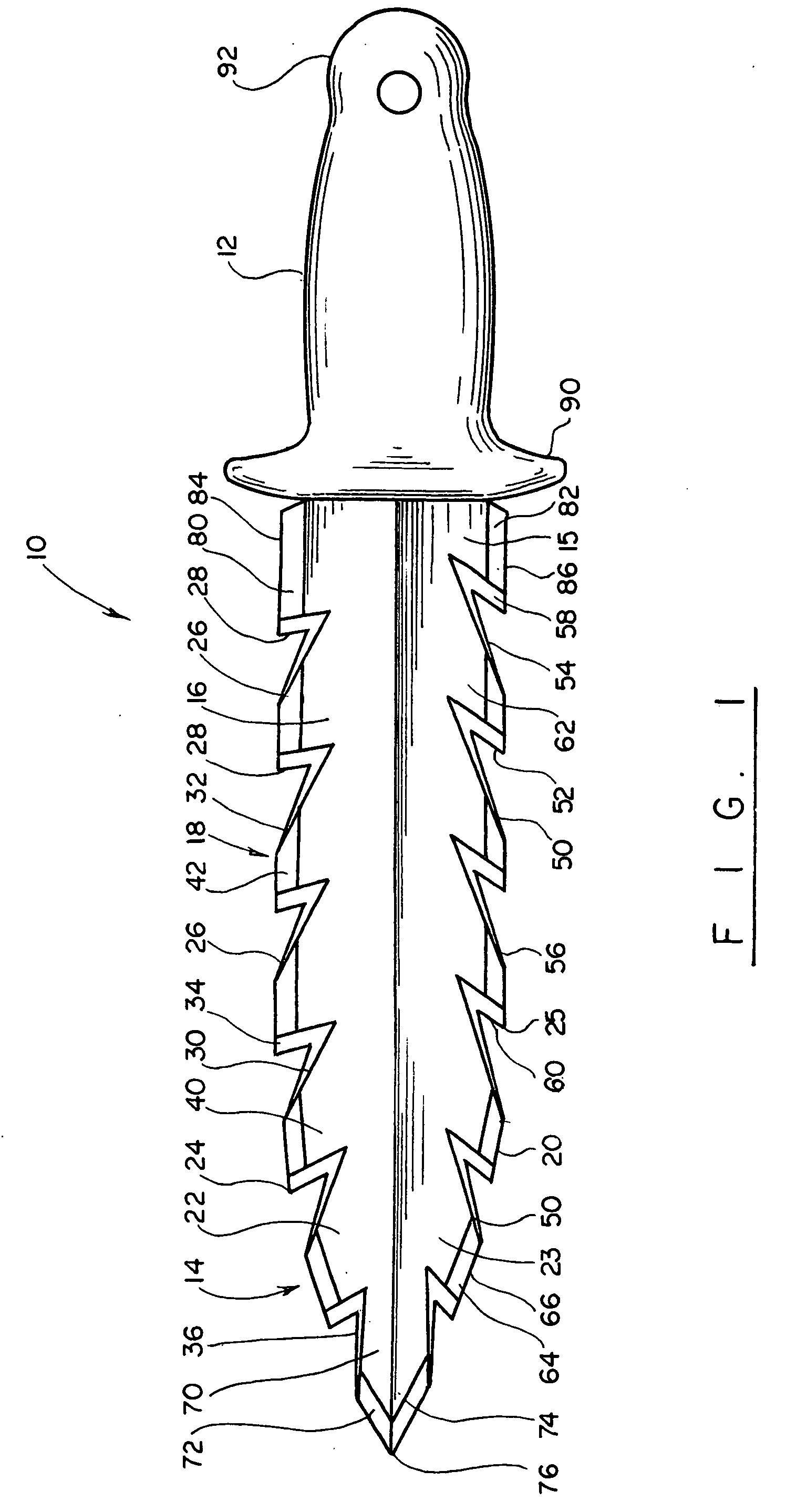 Serrated knife