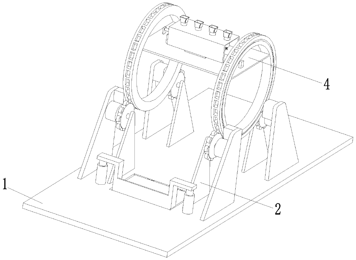 A kind of equipment for spraying casting coating on the surface of molding sand for sand casting