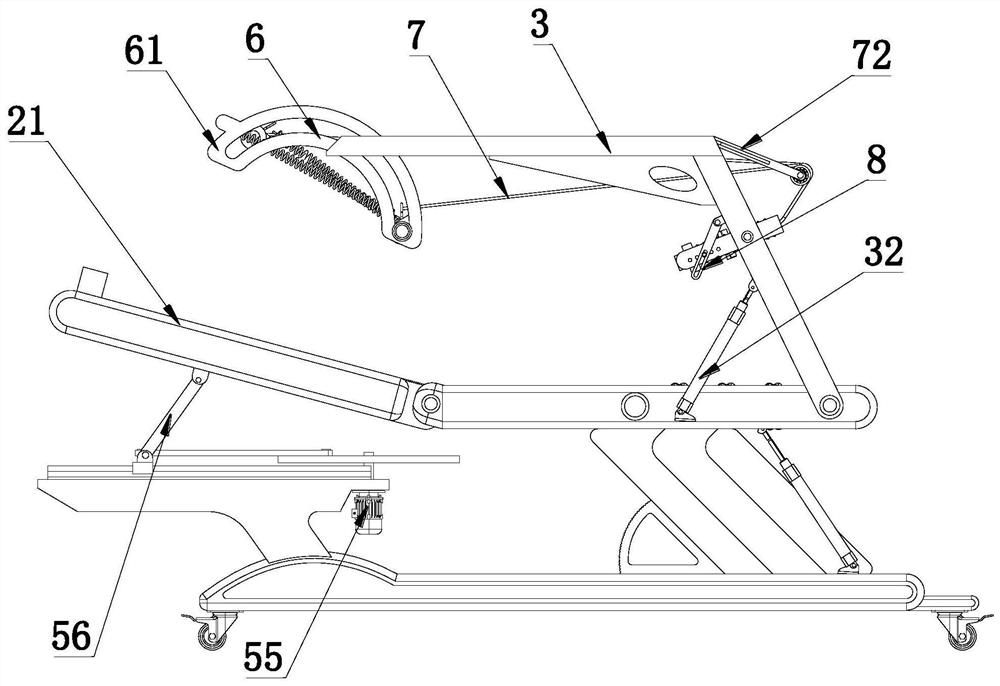 Auxiliary rehabilitation device for multi-part linkage cooperative exercise