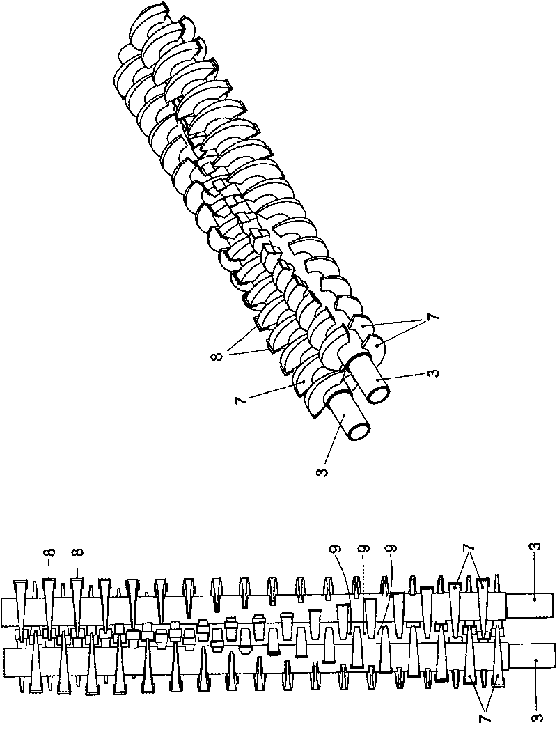 Apparatus for heat exchange with radial mixing