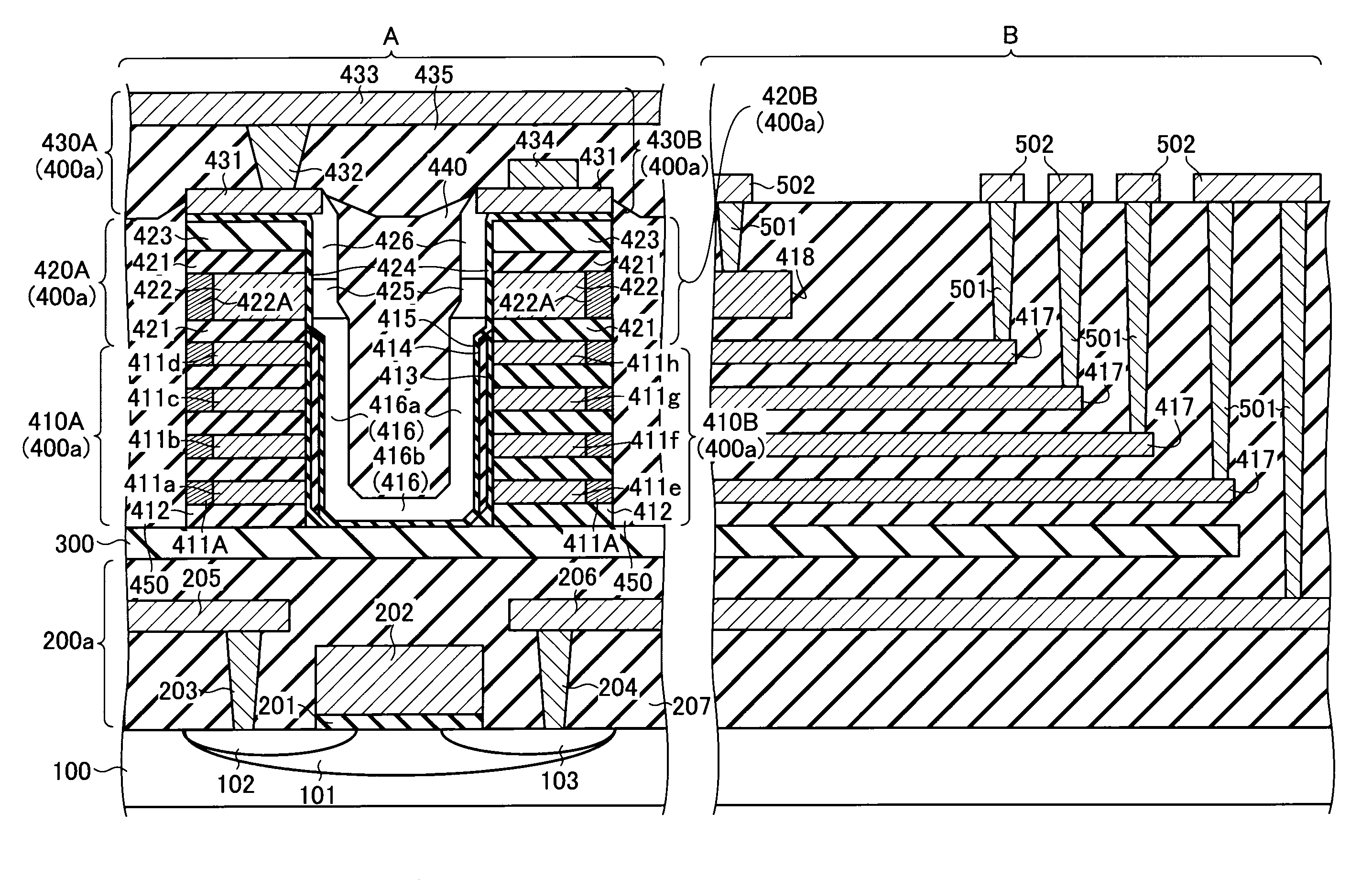 Non-volatile semiconductor storage device