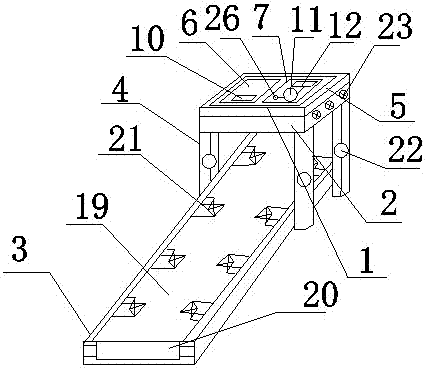 Intelligent vertical vacuum packing device with disinfection function