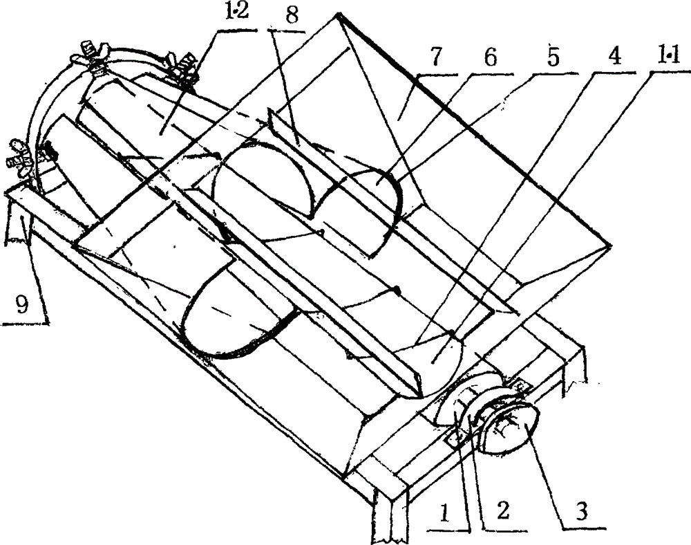 Multi-tube corn thresher