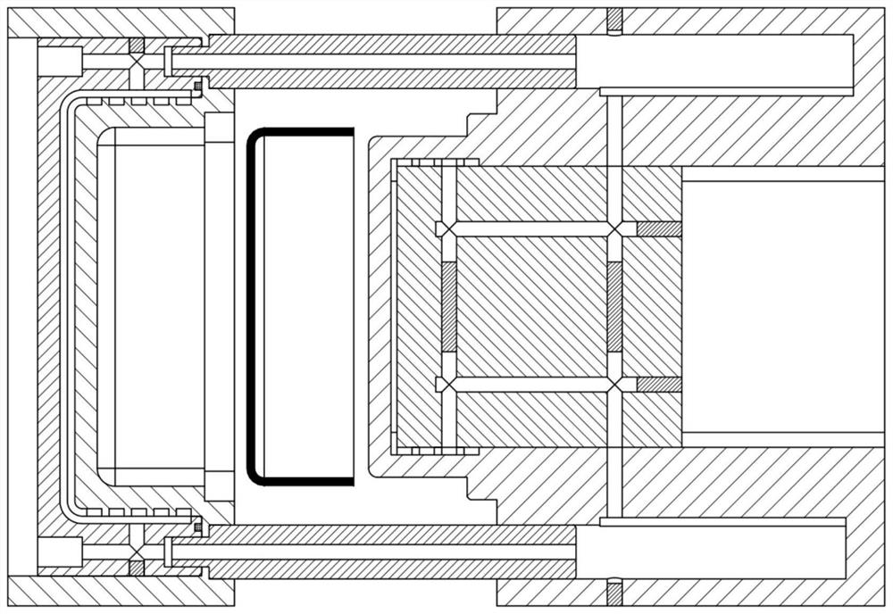 Injection mold cooling system facilitating demolding