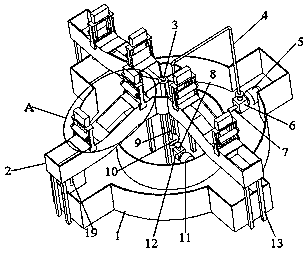 A stirring and pushing type multi-stage sodium sulfide filter device