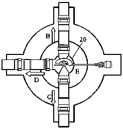 A stirring and pushing type multi-stage sodium sulfide filter device