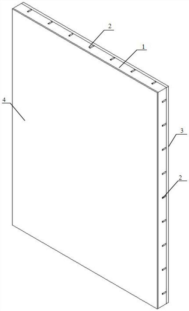 Surface layer reinforced type aluminum alloy plate facing foaming ceramic composite wallboard and manufacturing method of surface layer reinforced type aluminum alloy plate facing foaming ceramic composite wallboard