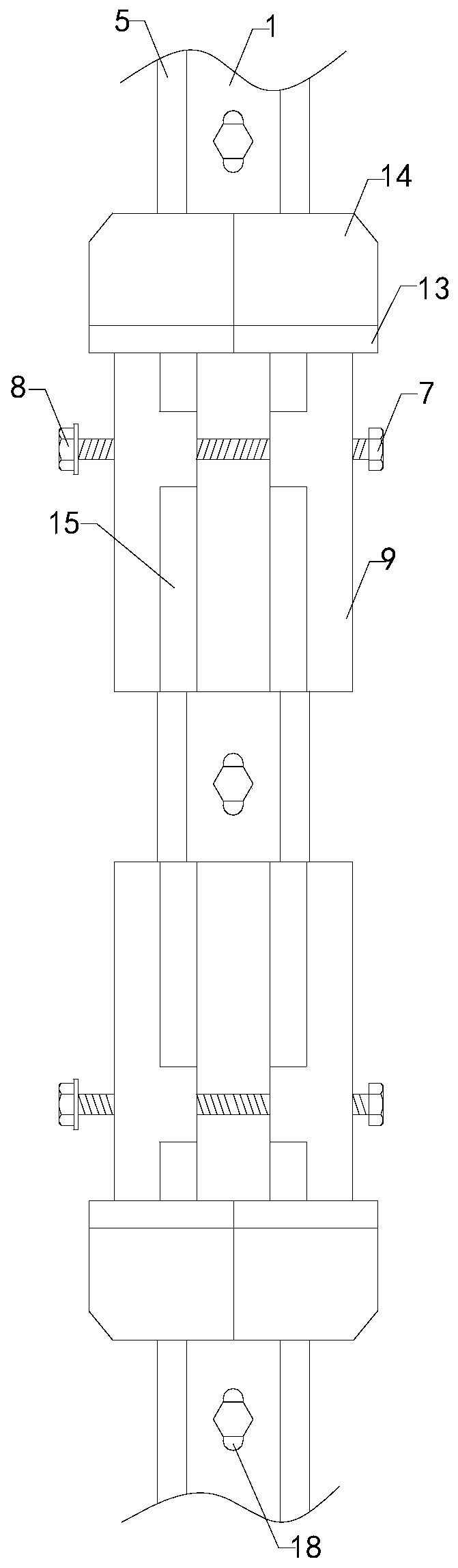 Slider structure of rail type manure scraper system