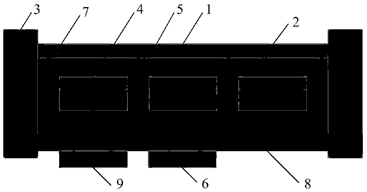 Photovoltaic cell panel self-ice-melting device based on heating carbon fibers and control method