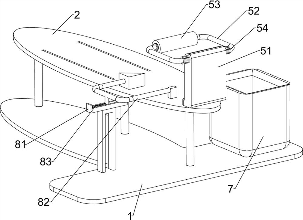 Trademark rubbing equipment for shoe boxes