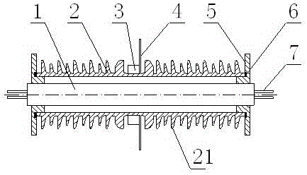 Wall bushing with high dustproof capability