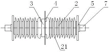 Wall bushing with high dustproof capability