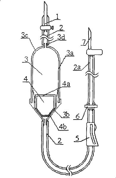 Infusion apparatus capable of preventing blood returning