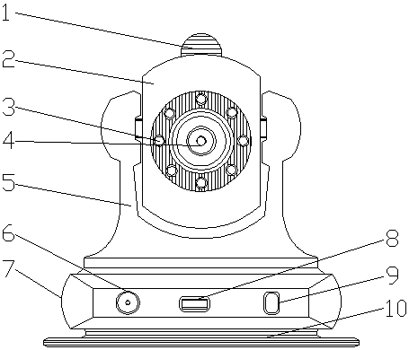 Wireless camera shooting monitoring device