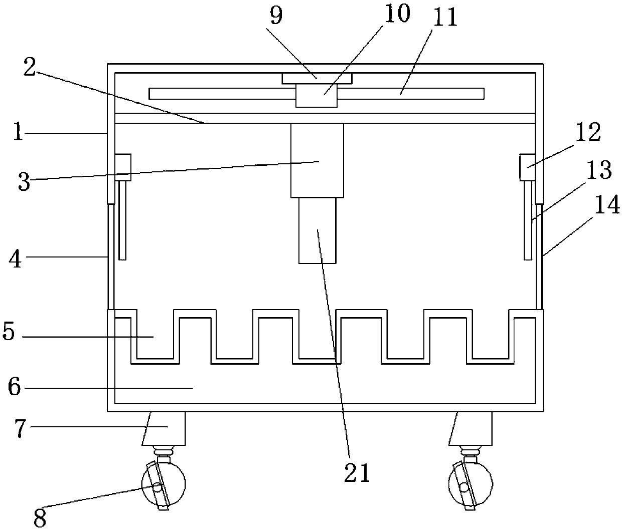 Bending machine with heat dissipating function